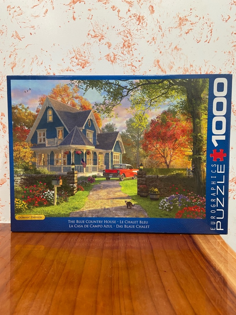 Eurographics Puzzle The Blue Country House - 1000 Piece Puzzle